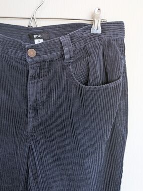 BDG Urban Outfitters Blue Wide Leg Corduroy Pants Sz 8